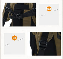 Cargar imagen en el visor de la galería, BRISTOL – Mochila fotográfica vintage de lona y cuero impermeable