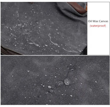 Cargar imagen en el visor de la galería, DOVER – Mochila vintage de lona y cuero encerado – 5 colores