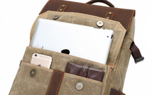 Charger l'image dans la galerie, Sac à dos pour appareil photo numérique | Cuir et toile