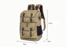 Cargar imagen en el visor de la galería, Mochila cámara fotográfica Nikon Canon/DSLR | Resistente al agua