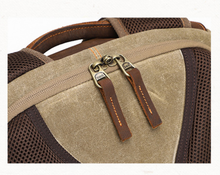 Charger l'image dans la galerie, Sac à dos pour appareil photo numérique | Cuir et toile