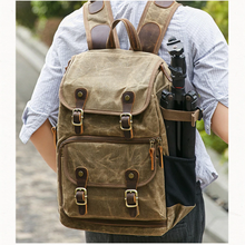 Cargar imagen en el visor de la galería, Mochila cámara fotográfica Nikon Canon/DSLR | Resistente al agua