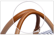 Cargar imagen en el visor de la galería, JEANNE | Nueva maleta de viaje cuero y lona | Estilo informal