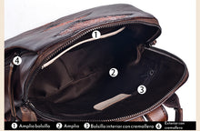 Cargar imagen en el visor de la galería, MALMO | Mochila Cuero Genuino | 4 colores