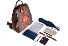 Cargar imagen en el visor de la galería, MALMO | Mochila Cuero Genuino | 4 colores