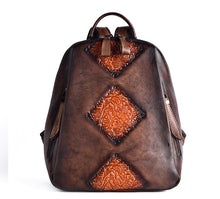 Cargar imagen en el visor de la galería, MALMO | Mochila Cuero Genuino | 4 colores