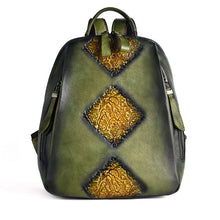 Cargar imagen en el visor de la galería, MALMO | Mochila Cuero Genuino | 4 colores