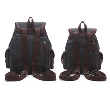 Charger l'image dans la galerie, Strasbourg - Sac à dos scolaire en toile imperméable pour ordinateur portable - 5 couleurs