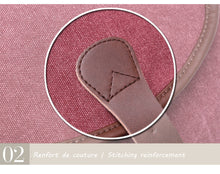 Charger l'image dans la galerie, Strasbourg - Sac à dos scolaire en toile imperméable pour ordinateur portable - 5 couleurs