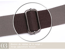 Charger l'image dans la galerie, Strasbourg - Sac à dos scolaire en toile imperméable pour ordinateur portable - 5 couleurs