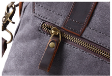 Cargar imagen en el visor de la galería, WASHINGTON | Maleta para portátil Cuero y lona | 4 colores