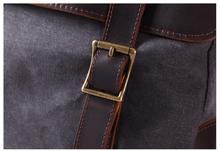 Cargar imagen en el visor de la galería, WASHINGTON | Maleta para portátil Cuero y lona | 4 colores