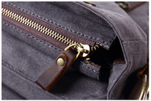 Cargar imagen en el visor de la galería, WASHINGTON | Maleta para portátil Cuero y lona | 4 colores