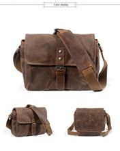 Charger l'image dans la galerie, WATERLOO - Sac Messenger en toile pour appareil photo reflex étanche pour Sony Nikon Canon