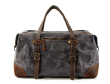 Charger l'image dans la galerie, DAMASCUS | Valise de voyage militaire en cuir et toile | 4 couleurs