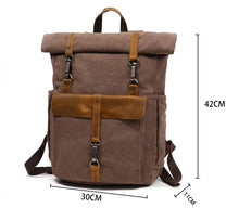 Charger l'image dans la galerie, Bruxelles | Sac à dos rétro Roll up | 5 coloris