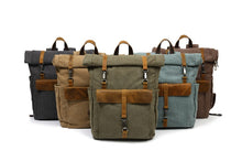 Charger l'image dans la galerie, Bruxelles | Sac à dos rétro Roll up | 5 coloris