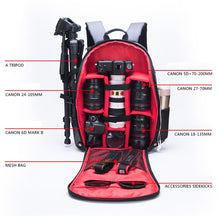 Charger l'image dans la galerie, URBAN COLLECTION - Sac à dos étanche en nylon pour appareil photo