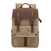Charger l'image dans la galerie, Sac à dos pour appareil photo numérique | Cuir et toile