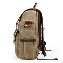 Charger l'image dans la galerie, Sac à dos pour appareil photo numérique | Cuir et toile