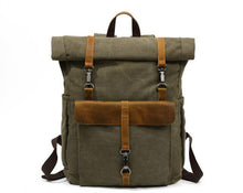 Charger l'image dans la galerie, Bruxelles | Sac à dos rétro Roll up | 5 coloris