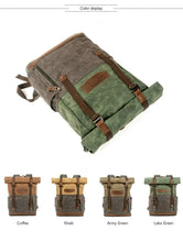 Charger l'image dans la galerie, EDINBURGH - Sac à dos rétro décontracté pour étudiants - 4 couleurs