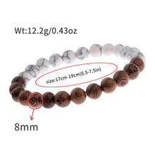 Cargar imagen en el visor de la galería, Yoga Surf - Brazalete de madera natural