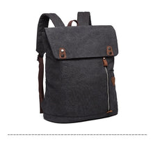 Charger l'image dans la galerie, ANVERS - Sac à dos pour ordinateur portable en toile et cuir moderne - 6 couleurs