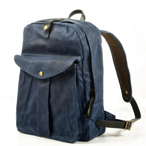 DOVER – Mochila vintage de lona y cuero encerado – 5 colores