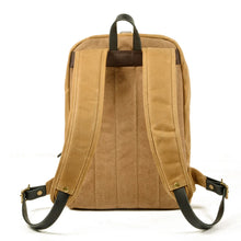 Cargar imagen en el visor de la galería, DOVER – Mochila vintage de lona y cuero encerado – 5 colores
