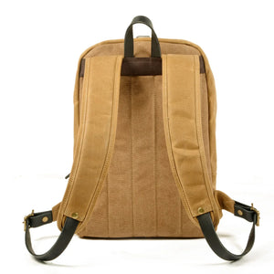 DOVER – Mochila vintage de lona y cuero encerado – 5 colores