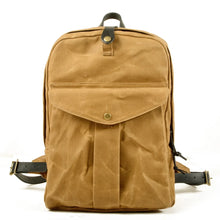 Cargar imagen en el visor de la galería, DOVER – Mochila vintage de lona y cuero encerado – 5 colores
