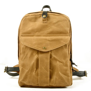 DOVER – Mochila vintage de lona y cuero encerado – 5 colores