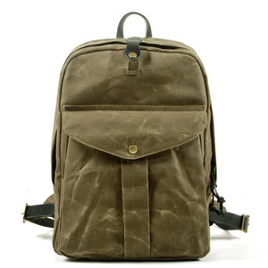 DOVER – Mochila vintage de lona y cuero encerado – 5 colores