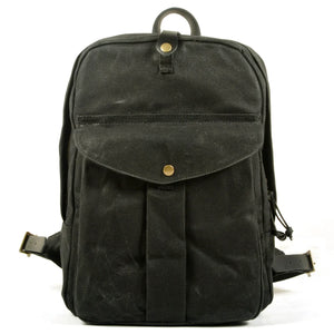 DOVER – Mochila vintage de lona y cuero encerado – 5 colores