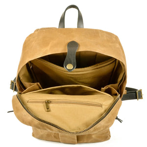 DOVER – Mochila vintage de lona y cuero encerado – 5 colores
