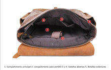 Cargar imagen en el visor de la galería, ITALY | Mochila de Cuero vintage | 4 colores
