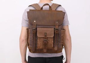 ITALY | Mochila de Cuero vintage | 4 colores