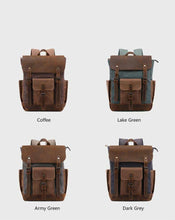 Cargar imagen en el visor de la galería, ITALY | Mochila de Cuero vintage | 4 colores
