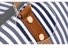Charger l&#39;image dans la galerie, JEANNE | Nouvelle valise de voyage en cuir et toile | Style informel
