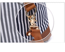 Charger l&#39;image dans la galerie, JEANNE | Nouvelle valise de voyage en cuir et toile | Style informel
