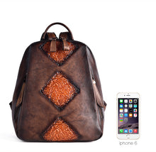 Cargar imagen en el visor de la galería, MALMO | Mochila Cuero Genuino | 4 colores
