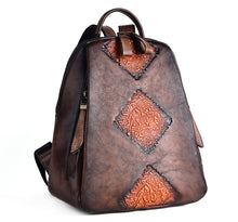 Cargar imagen en el visor de la galería, MALMO | Mochila Cuero Genuino | 4 colores
