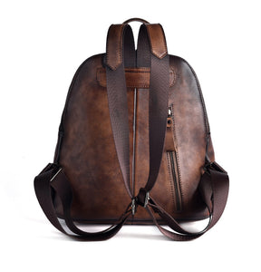 MALMO | Mochila Cuero Genuino | 4 colores