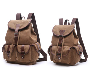 Strasbourg - Sac à dos scolaire en toile imperméable pour ordinateur portable - 5 couleurs