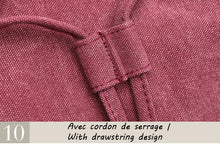 Charger l&#39;image dans la galerie, Strasbourg - Sac à dos scolaire en toile imperméable pour ordinateur portable - 5 couleurs
