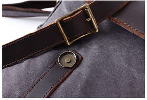 WASHINGTON | Sac pour ordinateur portable en cuir et toile | 4 couleurs