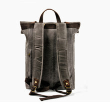 Charger l&#39;image dans la galerie, BRAVEHEARTH | Sac à dos en cuir et toile | 3 couleurs
