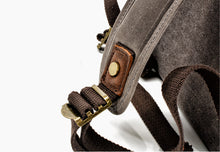 Charger l&#39;image dans la galerie, BRAVEHEARTH | Sac à dos en cuir et toile | 3 couleurs
