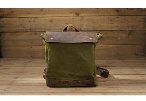 RAGNAR | Sac à dos en toile et cuir | 4 coloris